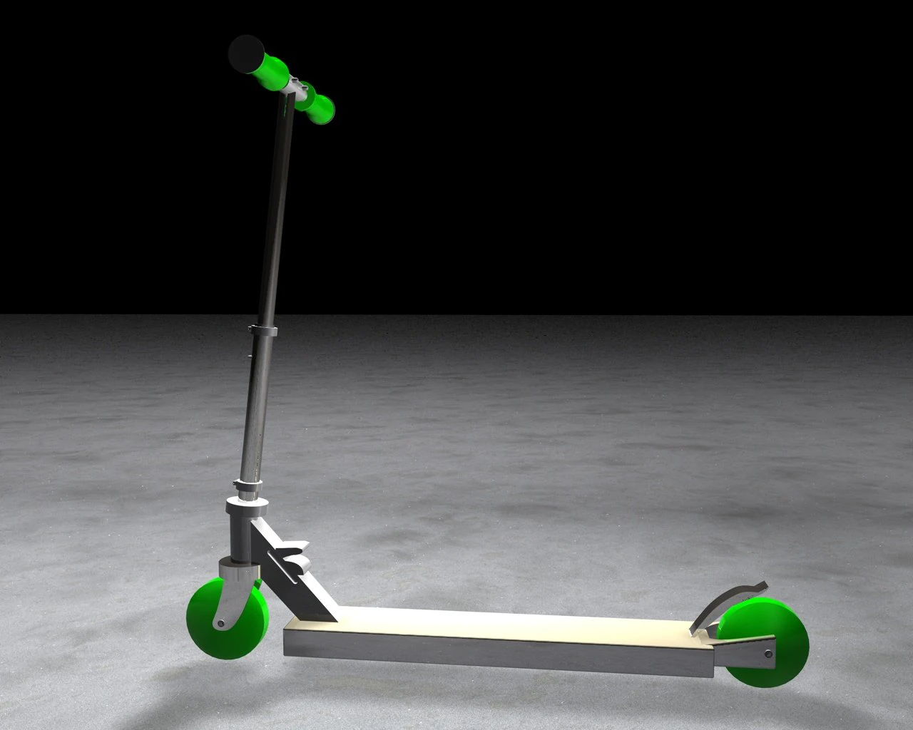 scooter 3D Model .c4d .max .obj .3ds .fbx .stl .blend 