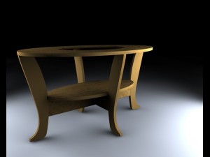 desk 3D-Modell