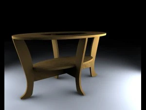 scrivania Modello 3D