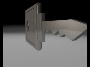 key and lock 3D Model