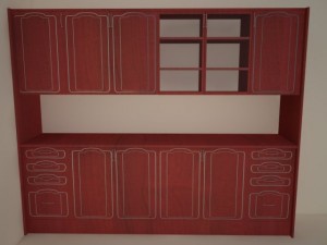kitchen set Model 3D