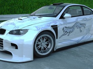 bmw m3 e92 3D Модель