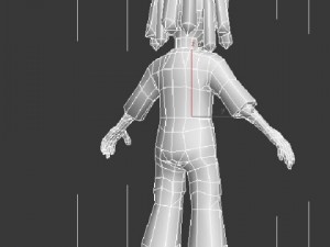 character male Modello 3D