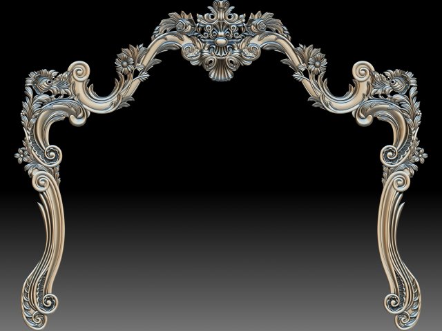 rosette carved model stl obj and fbx from cnc 3D Model .c4d .max .obj .3ds .fbx .stl .blend 