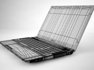 laptop asus n61vg 3D-Modell