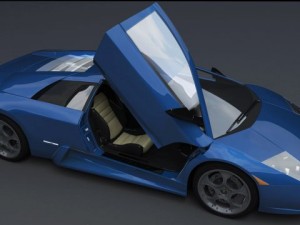 lamborghini murcielago 40th anniversary edition 3D Модель