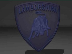 lamborghini emblem badge 3D 模型