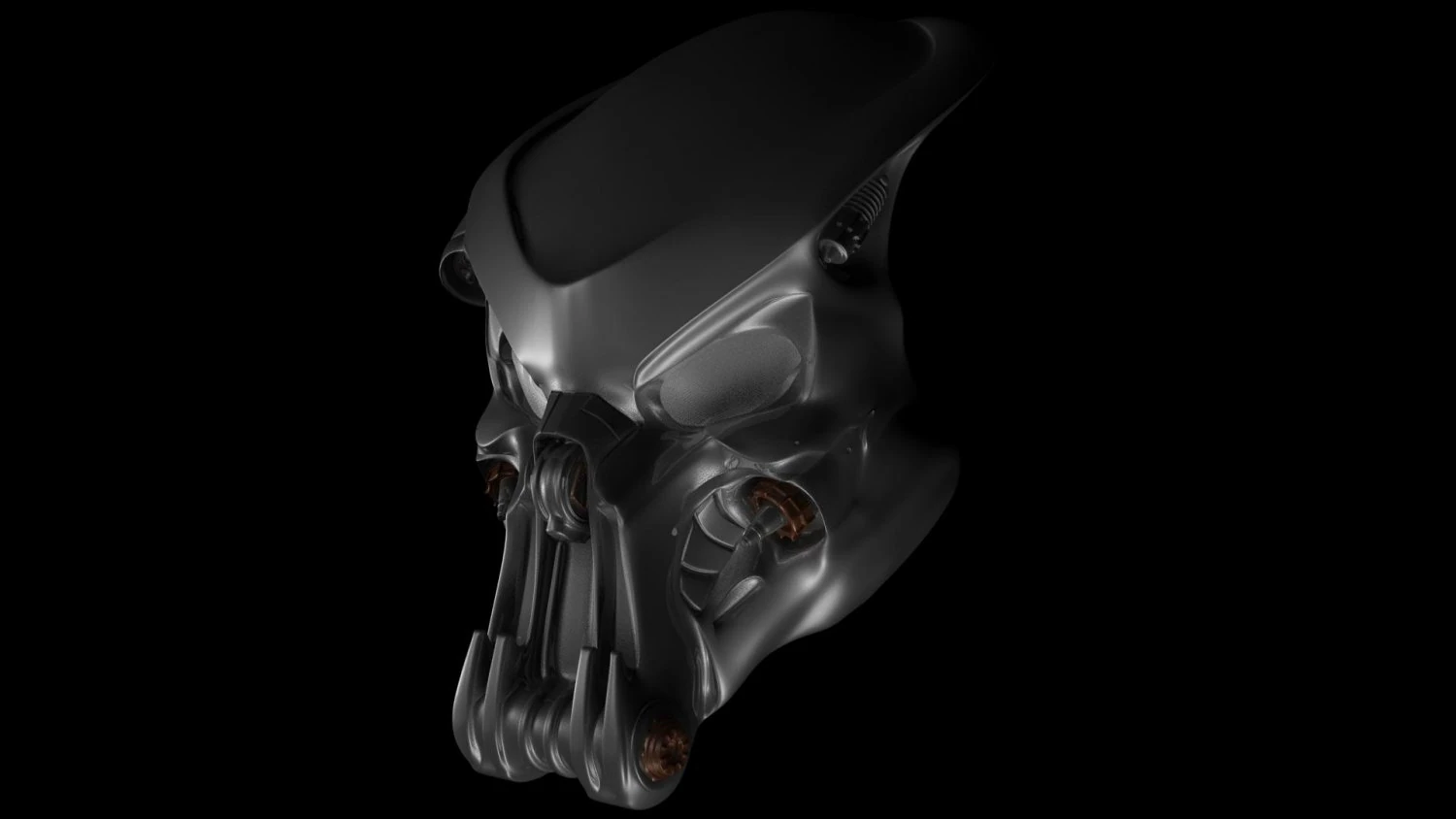 celtic predator bio helmet 3D Model .c4d .max .obj .3ds .fbx .stl .blend 