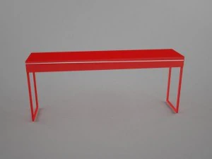 ikea besta burbs desk 3D Model