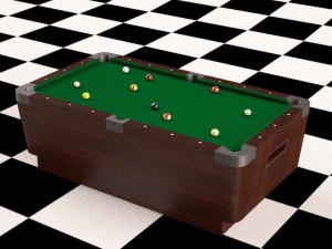 biliard  pool Modello 3D