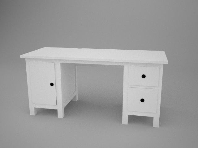 Ikea Hemnes Desk 3d Model In Desk 3dexport