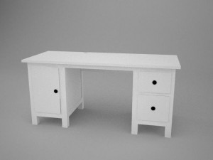 ikea hemnes desk 3D Model