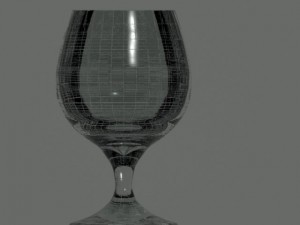 brandy glass 3D मॉडल