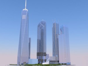 new world trade center 3D Model