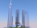 new world trade center Modello 3D