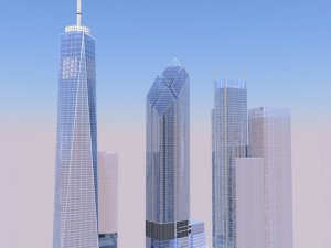 new world trade center 3D Model