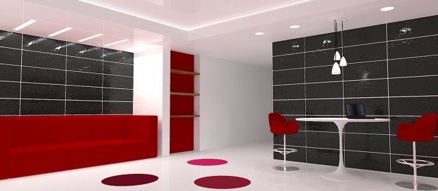 minimalist living room 3Dモデル .c4d .max .obj .3ds .fbx .stl .blend 