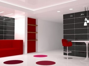 minimalist living room 3D Model