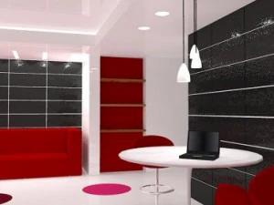 minimalist living room 3D Model