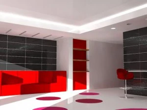 minimalist living room 3D Model