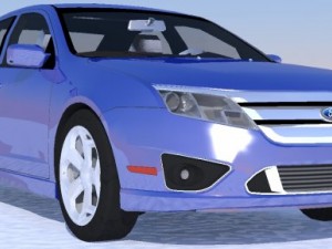 2012 ford fusion Modèle 3D