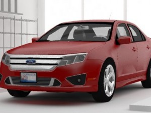 2012 ford fusion 3D Model