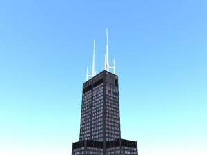 willis tower sears tower 3D Model