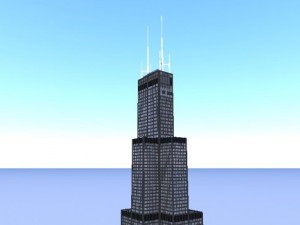 willis tower sears tower 3D Model