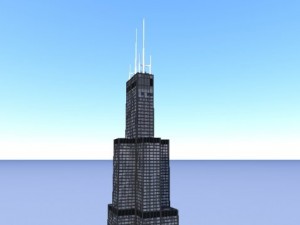 willis tower sears tower 3D Model