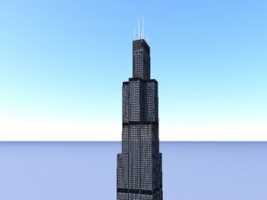 willis tower sears tower 3D Model