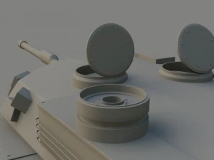 m1 a1 에이브럼스 하이 메쉬 3D 모델