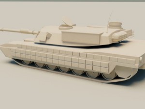 m1 a1 abrams high mesh Modelo 3D