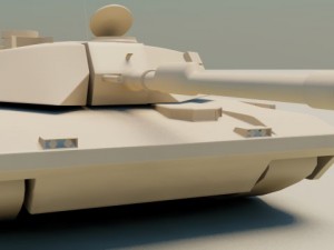 m1 a1 abrams high mesh Modelo 3D