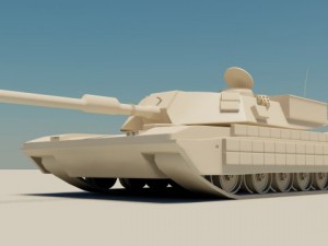 m1 a1 abrams high mesh Modelo 3D