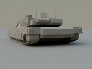 m1 a1 abrams high mesh Modelo 3D