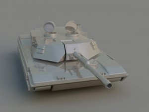 m1 a1 abrams high mesh Modelo 3D