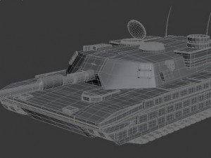 m1 a1 abrams high mesh Modelo 3D