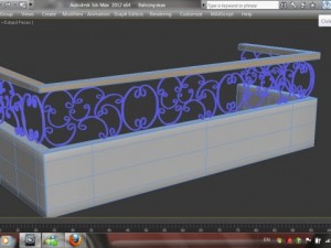 balcony 3Dモデル