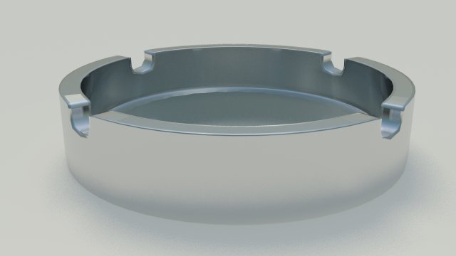 ashtray 3Dモデル .c4d .max .obj .3ds .fbx .stl .blend 