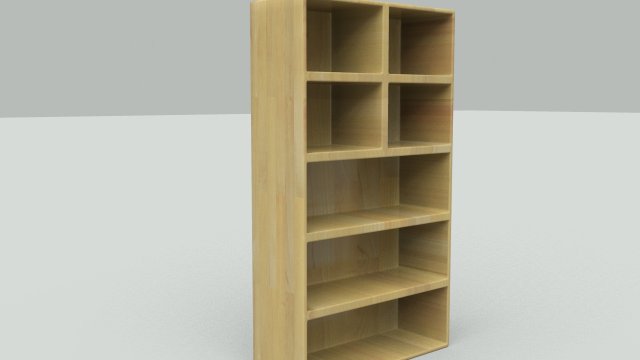 bookshelf 3D मॉडल .c4d .max .obj .3ds .fbx .stl .blend 