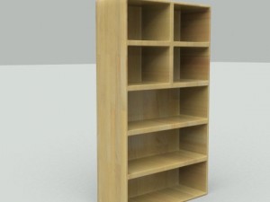 bookshelf 3Dモデル