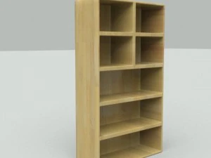 rak buku Model 3D