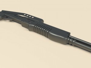 spas12 shotgun 3D Model