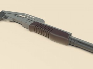 spas12 shotgun Modelo 3D
