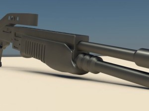 spas12 shotgun Modelo 3D