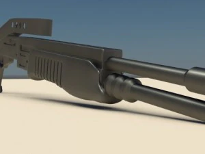 spas12 shotgun 3D Model