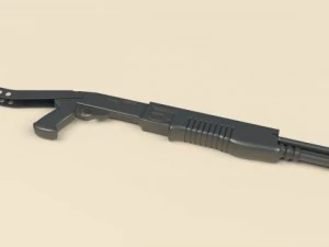 spas12 shotgun 3D Model