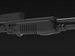 spas12 shotgun Modelo 3D