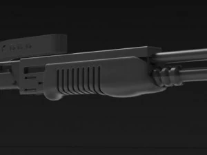spas12 shotgun 3D Model