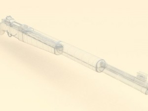 m1 garand rifle 3D 모델